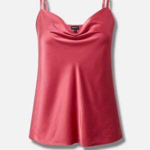 NWT Torrid Satin Cowl Neck Cami